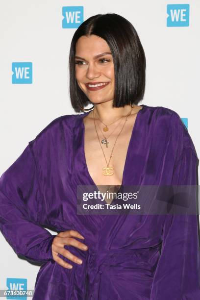 Singer-songwriter Jessie J attends We Day California 2017 Cocktail Reception at NeueHouse Hollywood on April 26, 2017 in Los Angeles, California.