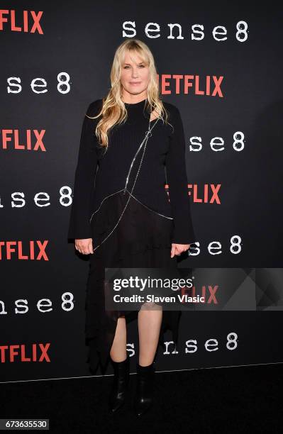 Actor Daryl Hannah attends "Sense8" New York Premiere at AMC Lincoln Square Theater on April 26, 2017 in New York City.