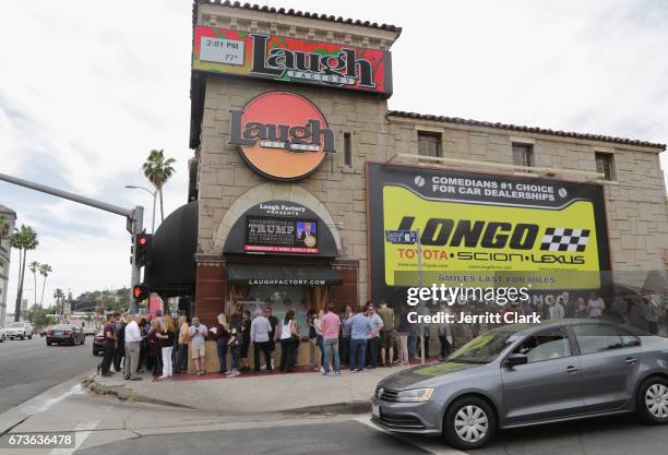 General view at the Laugh Factory Presents President Trump Impersonation Day at The Laugh Factory on April 26, 2017 in West Hollywood, California.