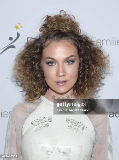 Actress Jude Demorest attends the 2nd Annual Extraordinary Families Awards Gala at The Beverly Hilton Hotel on April 26, 2017 in Beverly Hills,...