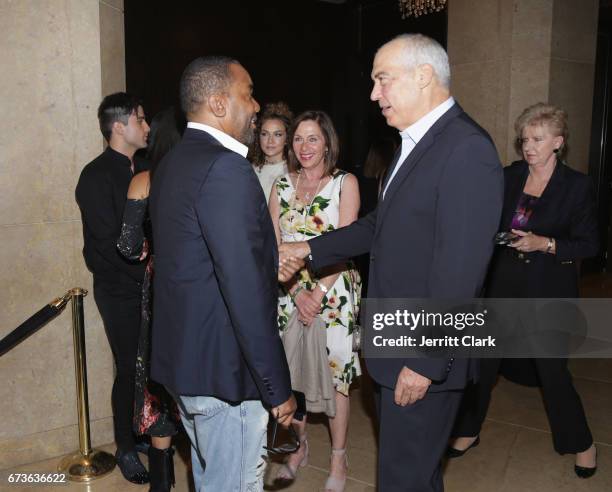 Lee Daniels, Jeanne Newman and Gary Newman, Co-Chairman & CEO, Fox Television Group attend the 2nd Annual Extraordinary Families Awards Gala at The...