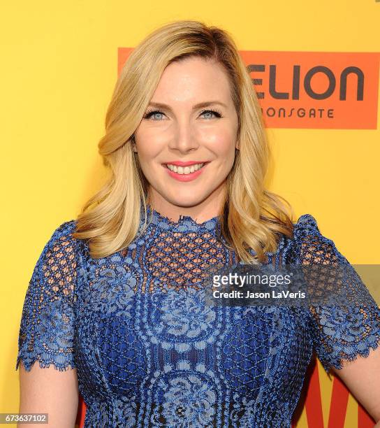 Actress June Diane Raphael attends the premiere of "How to Be a Latin Lover" at ArcLight Cinemas Cinerama Dome on April 26, 2017 in Hollywood,...