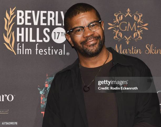 Actor Kelly Perine attends "Model Citizen" showing at the 17th Annual Beverly Hills Film Festival Opening Night at TCL Chinese 6 Theatres on April...