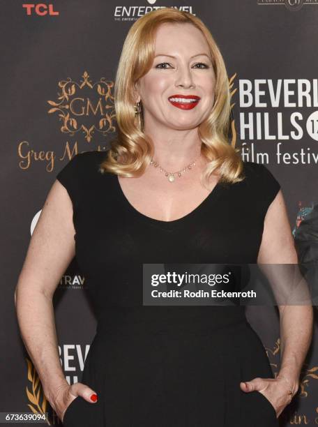 Actress Traci Lords attends "Model Citizen" showing at the 17th Annual Beverly Hills Film Festival Opening Night at TCL Chinese 6 Theatres on April...