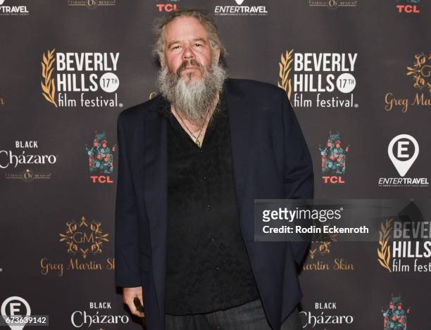 Actor Mark Boone Junior attends the 17th Annual Beverly Hills Film Festival Opening Night at TCL Chinese 6 Theatres on April 26, 2017 in Hollywood,...