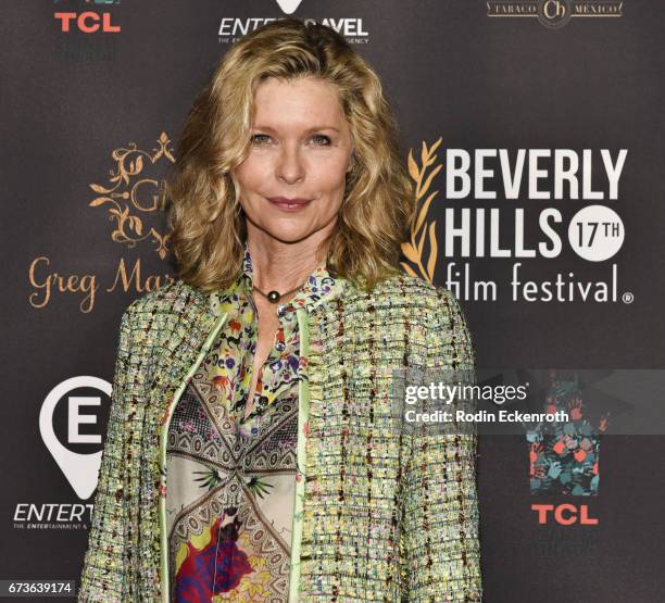 Actress Kate Vernon attends "GUN" showing at the 17th Annual Beverly Hills Film Festival Opening Night at TCL Chinese 6 Theatres on April 26, 2017 in...