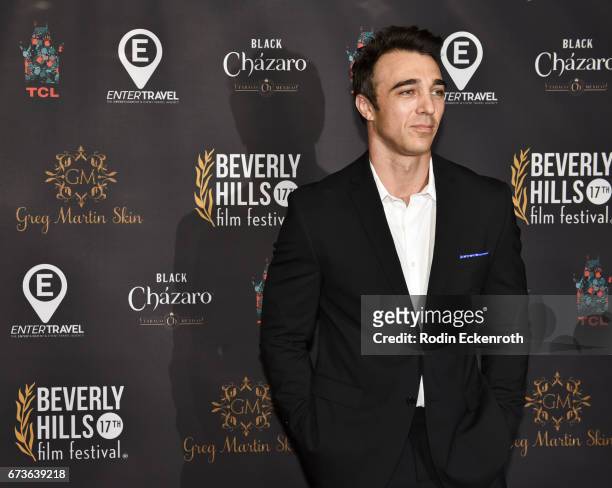 Director/Producer/Actor Sam Upton attends the 17th Annual Beverly Hills Film Festival Opening Night at TCL Chinese 6 Theatres on April 26, 2017 in...