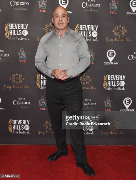 Former UFC Heavyweight Champion Bas Rutten attend the 17th Annual Beverly Hills Film Festival Opening Night at TCL Chinese 6 Theatres on April 26,...