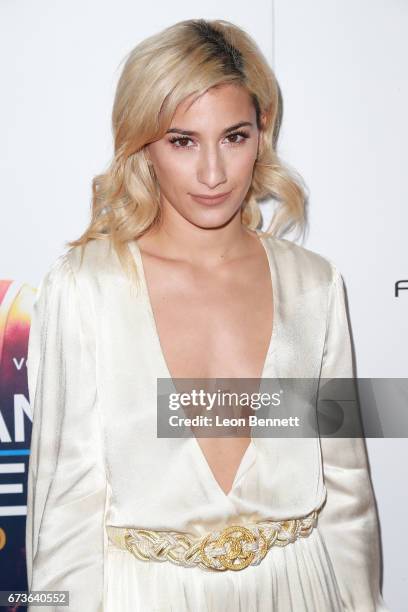 Music artist/actress Lexy Panterra attends the Premiere Of Warner Bros. Home Entertainment's "American Wrestler: The Wizard" at Regal LA Live Stadium...