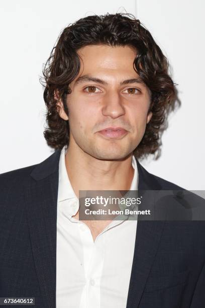 Actor George Kosturos attends the Premiere Of Warner Bros. Home Entertainment's "American Wrestler: The Wizard" at Regal LA Live Stadium 14 on April...