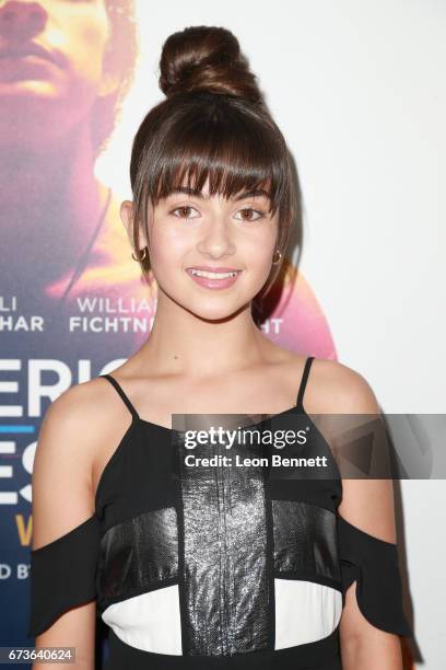 Actress Annabelle Kavanagh attends the Premiere Of Warner Bros. Home Entertainment's "American Wrestler: The Wizard" at Regal LA Live Stadium 14 on...