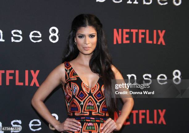 Tina Desai attends the "Sense8" New York Premiere at AMC Lincoln Square Theater on April 26, 2017 in New York City.