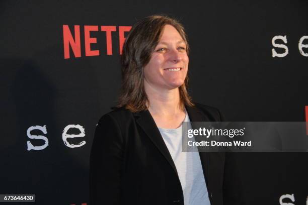 Cindy Holland attends the "Sense8" New York Premiere at AMC Lincoln Square Theater on April 26, 2017 in New York City.