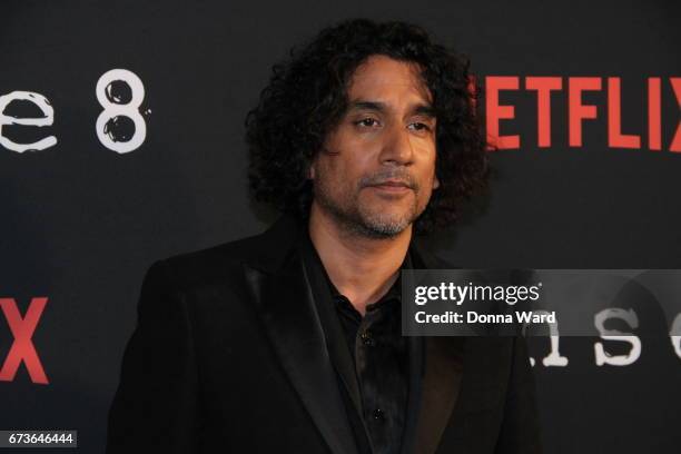 Naveen Andrews attends the "Sense8" New York Premiere at AMC Lincoln Square Theater on April 26, 2017 in New York City.