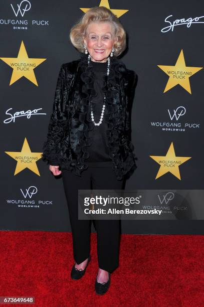 Philanthropist Barbara Davis attends a Celebration in honor of Wolfgang Puck receiving a star on The Hollywood Walk of Fame hosted by Gelila Assefa...