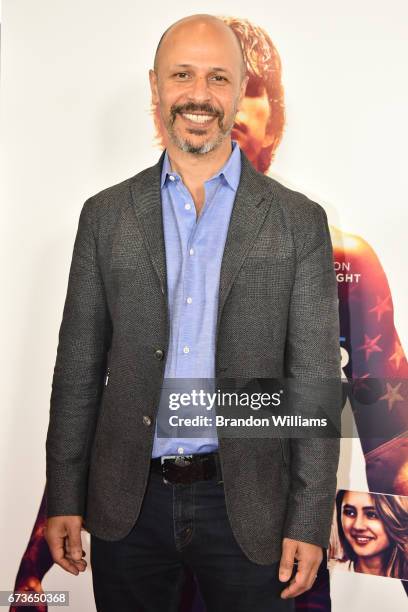 Comedian/Actor Maz Jobrani attends the premiere of 'American Wrestler: The Wizard' at Regal LA Live Stadium 14 on April 26th, 2017