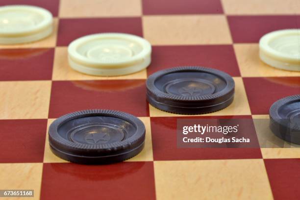 Checker Stack Checker Game Board Photos et images de collection - Getty Images
