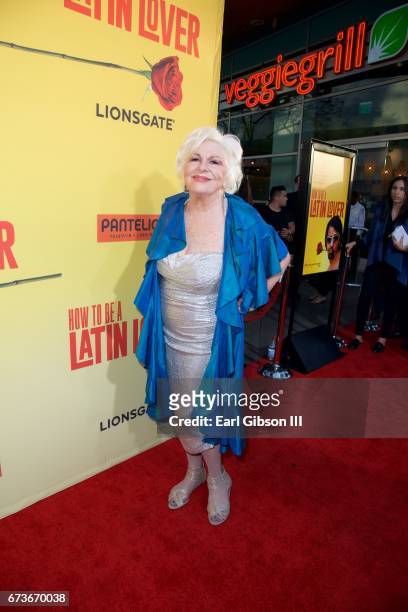 Actress Renee Taylor attends the Premiere Of Pantelion Films "How To Be A Latin Lover at ArcLight Cinemas Cinerama Dome on April 26, 2017 in...