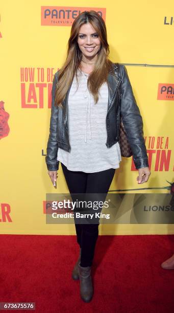 Actress/model Lianna Grethel attends premiere of Pantelion Films' 'How To Be A Latin Lover' at ArcLight Cinemas Cinerama Dome on April 26, 2017 in...