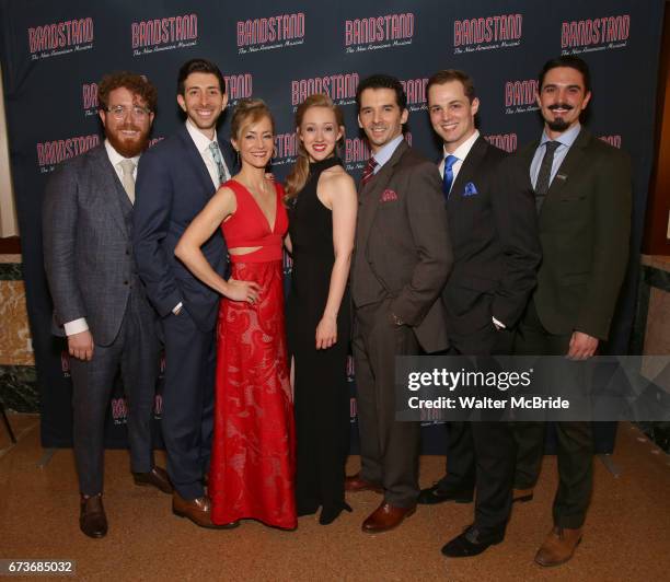 Swing cast members attend the Broadway Opening Night After Party of 'Bandstand' at the Edison Ballroom on 4/26/2017 in New York City.