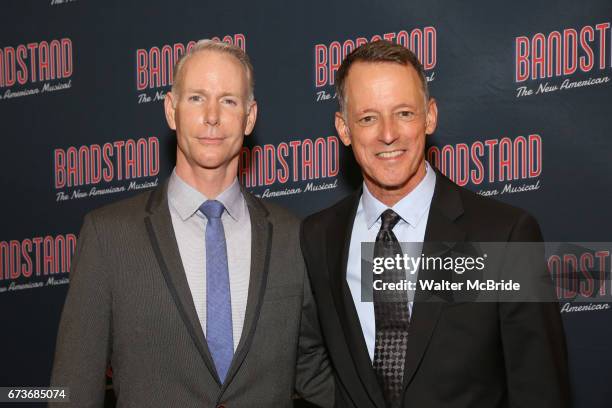 Richard Oberacker and Robert Taylor attend the Broadway Opening Night After Party of 'Bandstand' at the Edison Ballroom on 4/26/2017 in New York City.