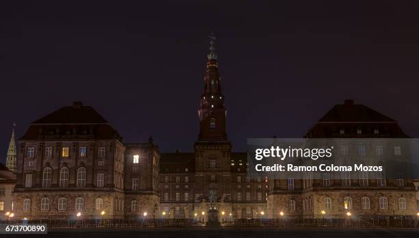 christiansborg palace - scuro stock pictures, royalty-free photos & images