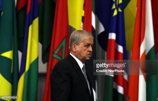Prime Minister Abdelmalek Sellal opens the second session of the Commission for Social Development, Labor and the Functioning of the African Union,...