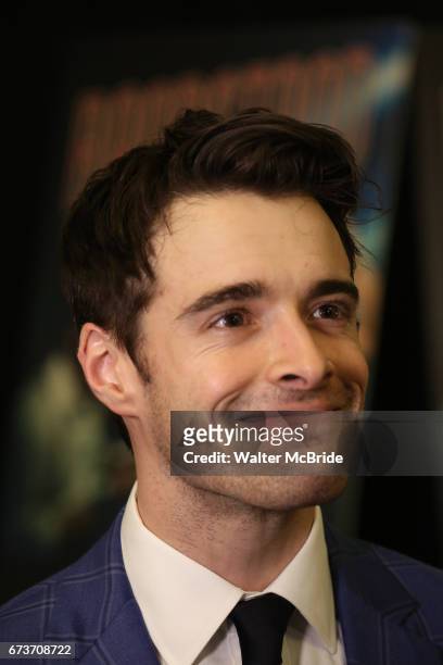 Corey Cott attends the Broadway Opening Night After Party of 'Bandstand' at the Edison Ballroom on 4/26/2017 in New York City.