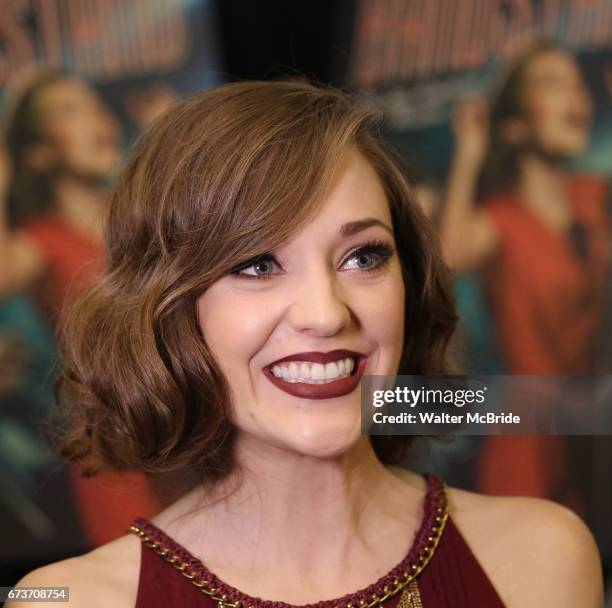 Laura Osnes attends the Broadway Opening Night After Party of 'Bandstand' at the Edison Ballroom on 4/26/2017 in New York City.