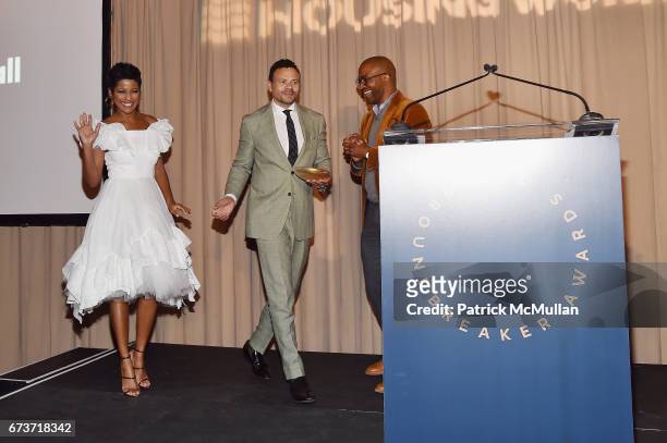 Guest, Tamron Hall and Guest attend Housing Works' Groundbreaker Awards Dinner 2017 at Metropolitan Pavilion on April 26, 2017 in New York City.
