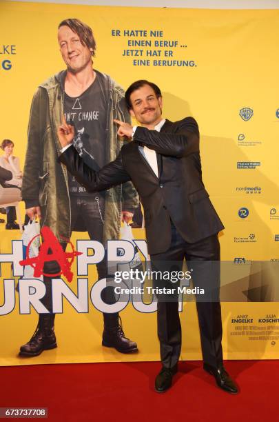 Torben Liebrecht attends the 'Happy Burnout' Premiere at Cinemaxx on April 26, 2017 in Hamburg, Germany.