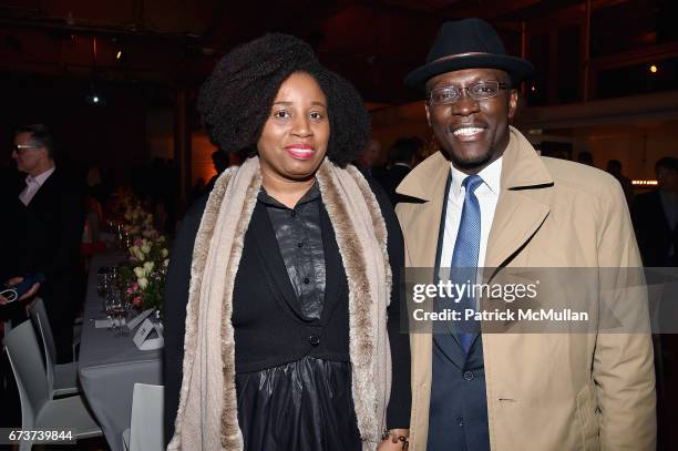 Heather Anderson and Enza Kitongo attend Housing Works' Groundbreaker Awards Dinner 2017 at Metropolitan Pavilion on April 26, 2017 in New York City.