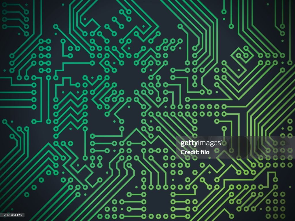 Computer Circuits Abstract Circuit Board Abstract