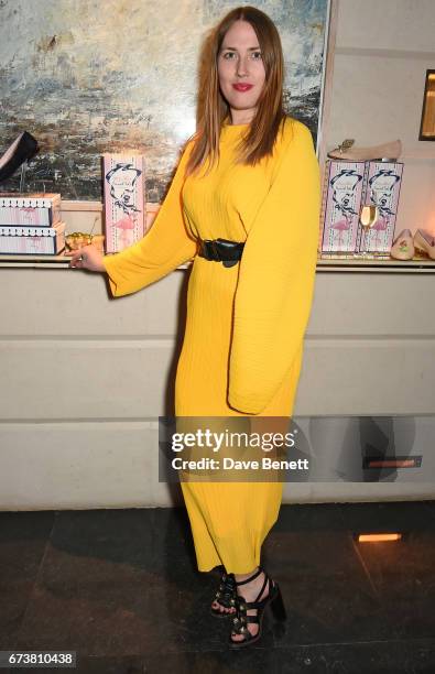 Naomi Smart attends a VIP dinner celebrating Mrs Alice for French Sole at The Connaught Hotel on April 25, 2017 in London, England.