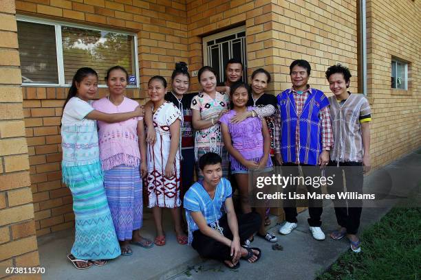 Members of the Burmese Karenni community Pah Lay Moon, Kre Da Paw , Pa Doh Htoo, Wah Doh , Tha Gay, Eh Doh K' Lu Moon, Pee Tee, Yaw Doe, Heh Doe,...