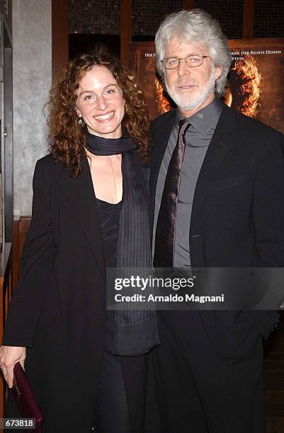 Director Charles Shyer and his girlfriend Debrah Lynn attend a private screening of his new movie "The Affair of the Necklace" November 27, 2001 at a...