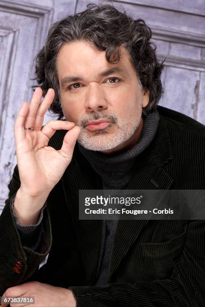 French Director Christophe Barratier poses during a portrait session in Paris, France on .