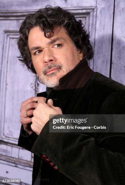 French Director Christophe Barratier poses during a portrait session in Paris, France on .