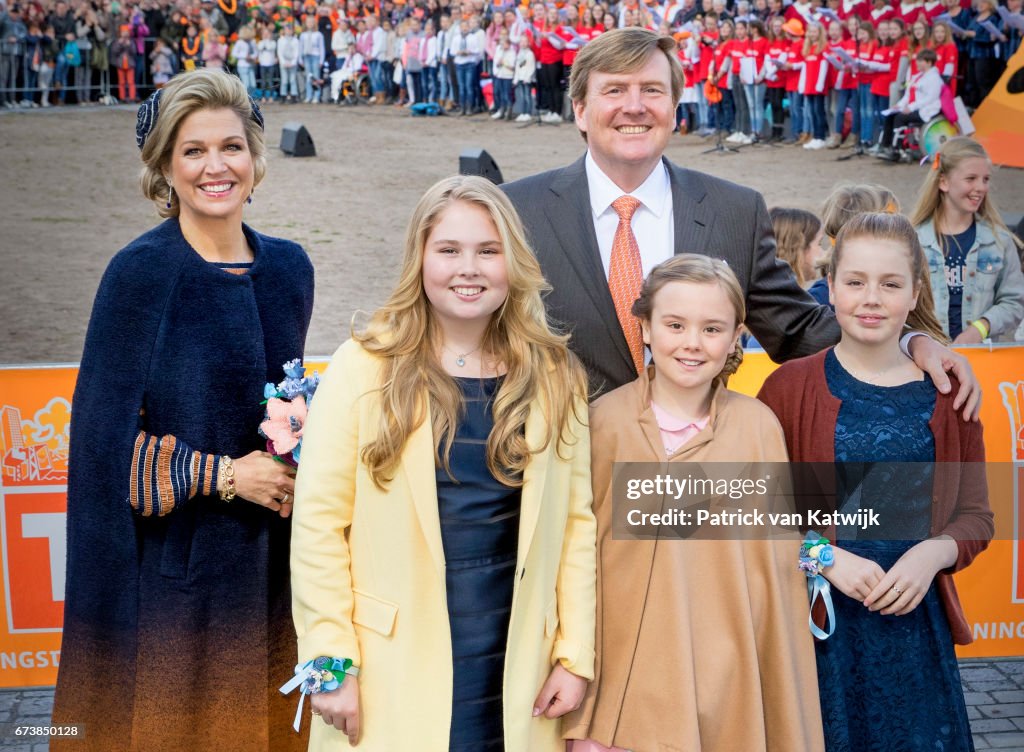 The Dutch Royal Family Attend King's Day In Tilburg