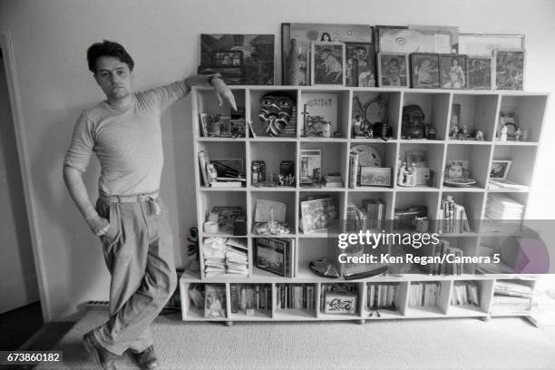 Director Jonathan Demme is photographed in March 1987 at Clinica Estetico office in New York City. CREDIT MUST READ: Ken Regan/Camera 5 via Contour...