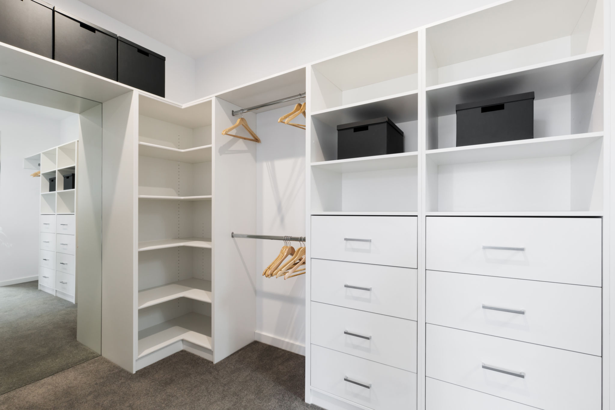 modern fitted wardrobe