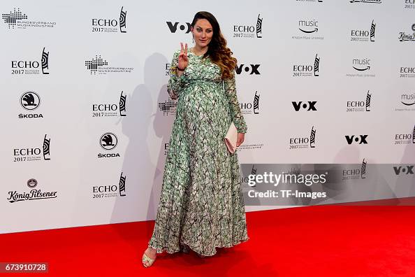 Marla Blumenblatt on the red carpet during the ECHO German Music