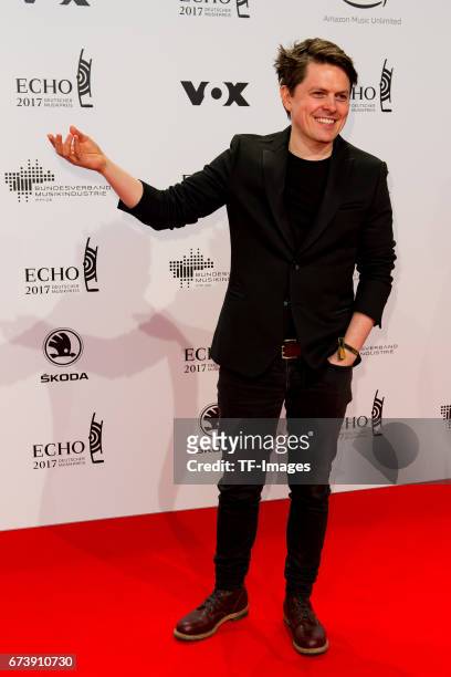 Michael Patrick Kelly, Paddy Kelly on the red carpet during the ECHO German Music Award in Berlin, Germany on April 06, 2017.