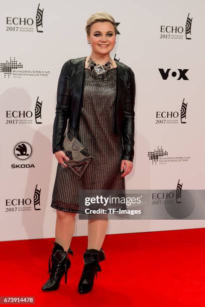 Elzbieta Steinmetz, Elaiza on the red carpet during the ECHO German Music Award in Berlin, Germany on April 06, 2017.