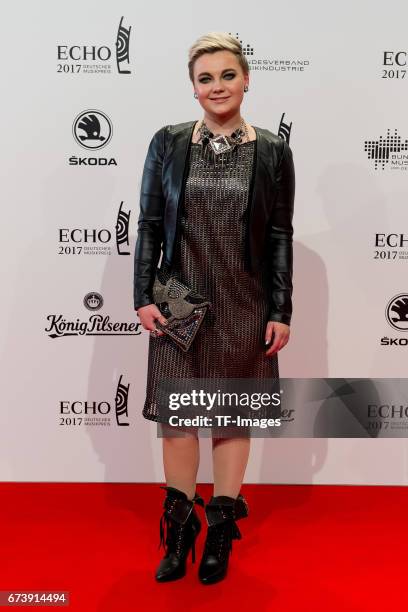 Elzbieta Steinmetz, Elaiza on the red carpet during the ECHO German Music Award in Berlin, Germany on April 06, 2017.