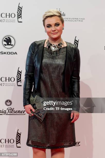 Elzbieta Steinmetz, Elaiza on the red carpet during the ECHO German Music Award in Berlin, Germany on April 06, 2017.