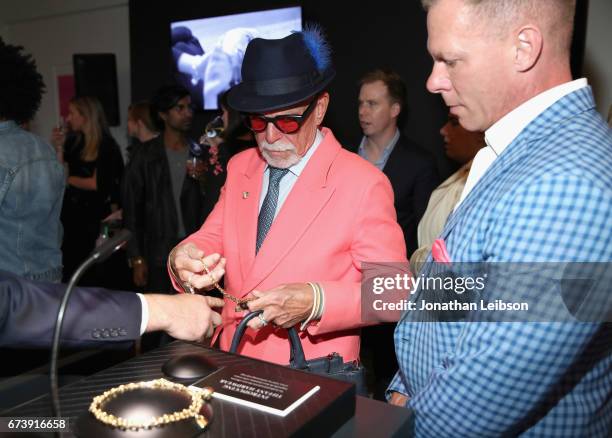 Guests at the Tiffany HardWear Los Angeles Preview with The Art of Elysium at Elysium Art Salons on April 26, 2017 in Los Angeles, California.