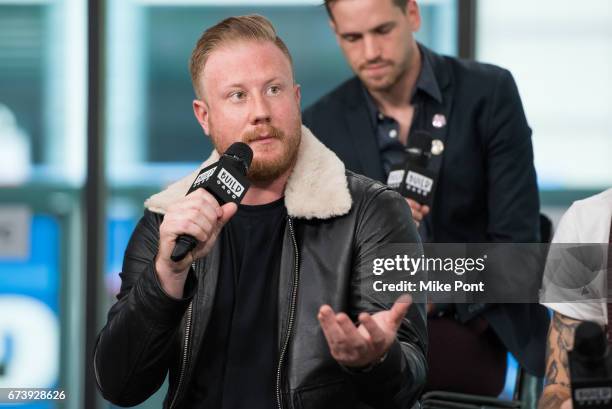 Jared Monaco of The Maine visits Build Studios to discuss their new album "Lovely Little Lonely" at Build Studio on April 27, 2017 in New York City.