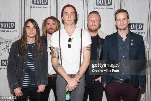 Pat Kirch, Garrett Nickelsen, John O'Callaghan, Jared Monaco, and Kennedy Brock of The Maine visit Build Studios to discuss their new album "Lovely...