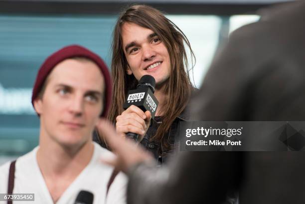 Pat Kirch of The Maine visits Build Studios to discuss their new album "Lovely Little Lonely" at Build Studio on April 27, 2017 in New York City.